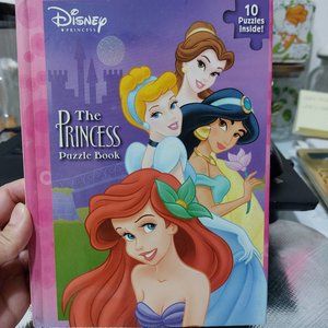Disney Princess The Princess Puzzle Book 10 Puzzles Inside